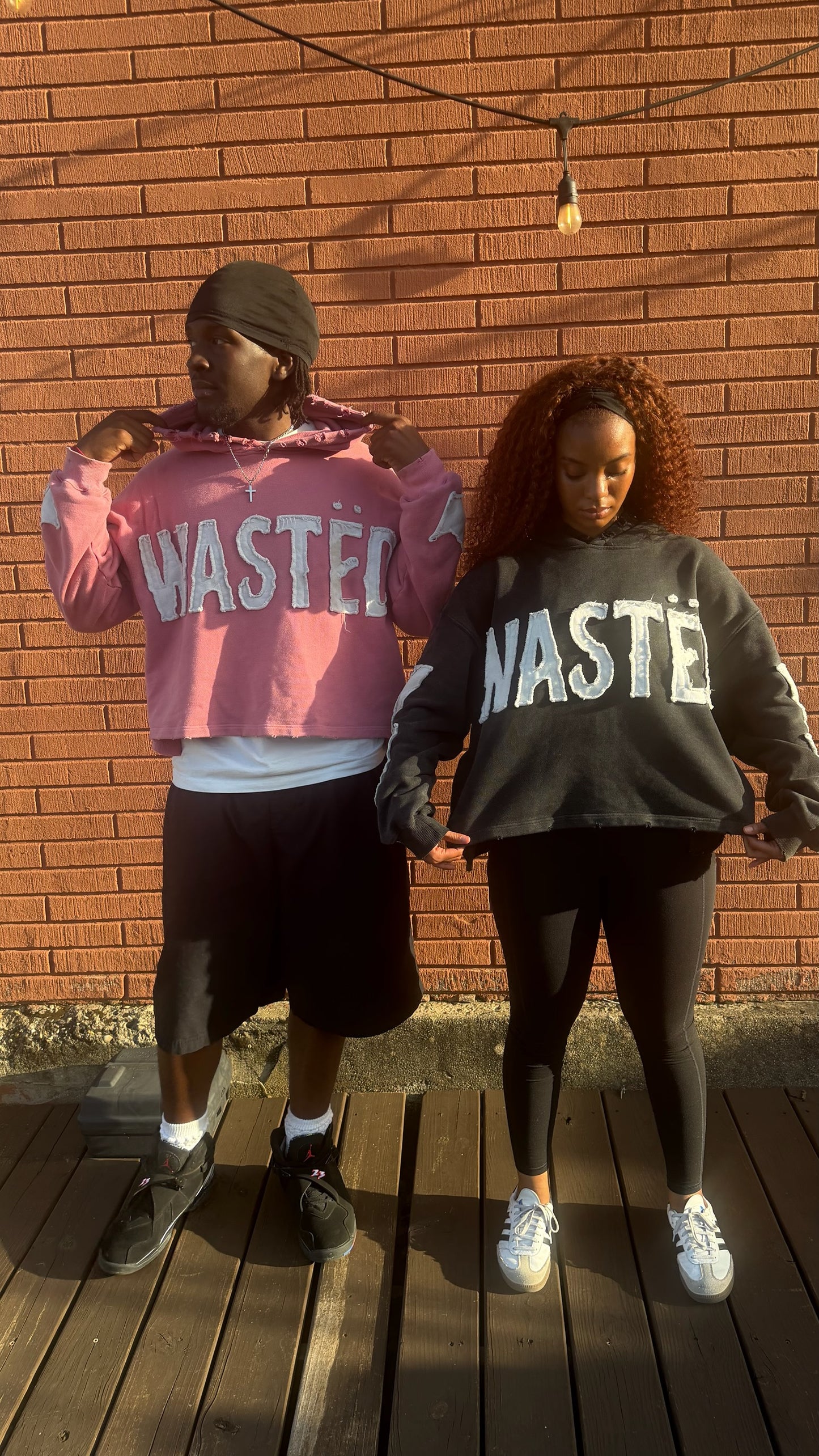 Pink Crop Hoodie