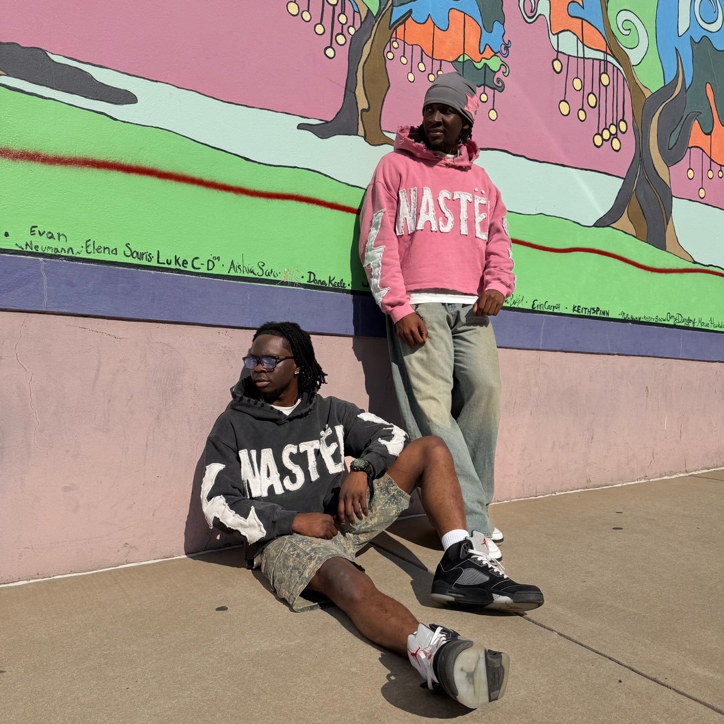 Pink Crop Hoodie